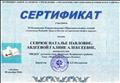 Сертификат участника в Рождественских Образовательных чтениях.